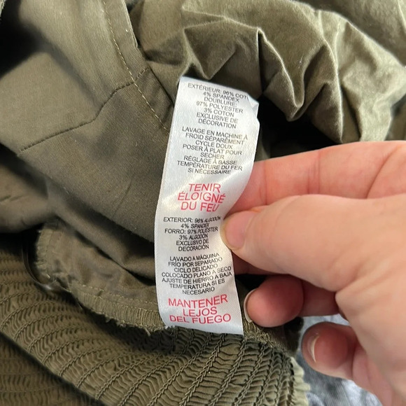 Jason Wu Cottagecore Romantic Feminine Peasant Luxury Olive PuffSleeveBlouse SzL - Picture 11 of 11